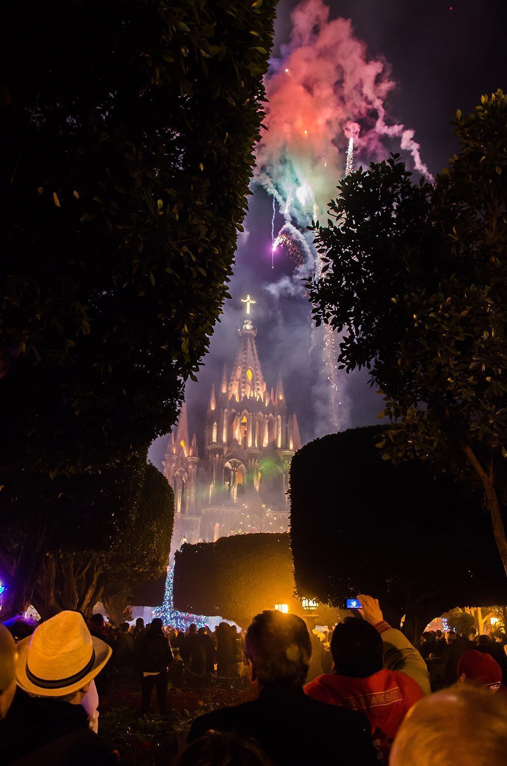 Beautiful Fireworks San Miguel Allende Mexico